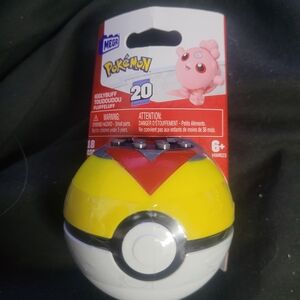 Pokémon Mega Jigglypuff Toy with Poké Ball